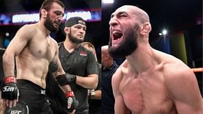 "Be careful with your statements" - Khabib Nurmagomedov's cousin Abubakar sends a word of warning to Khamzat Chimaev after he claims to 'tear apart' the former champion