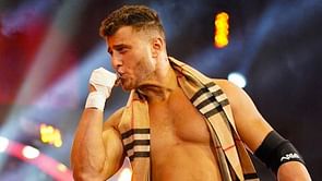 AEW's MJF sends a message after destroying Chris Jericho in the Blood and Guts match
