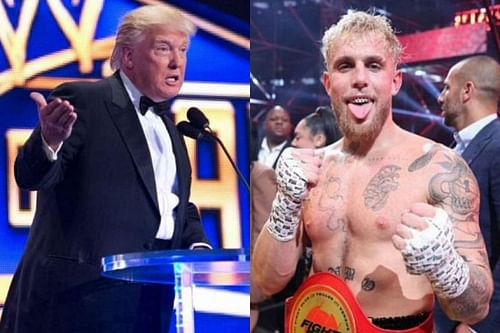 What is Jake Paul's affiliation with former US President Donald Trump?