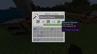 Enchantment using anvil in Minecraft