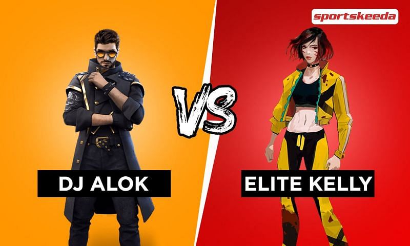 Comparing DJ Alok and Elite Kelly in Free Fire