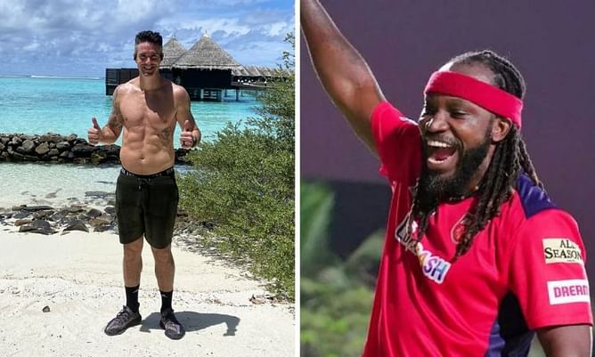 Chris Gayle brutally trolls Kevin Pietersen after he posts a shirtless picture from the Maldives