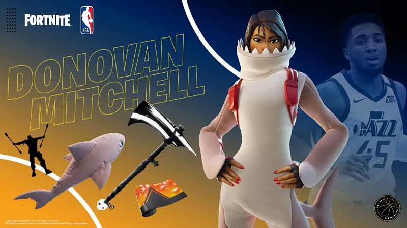 The Donovan Mitchell Fortnite locker bundle goes live on May 25th, 8PM ET (Image via Epic Games)
