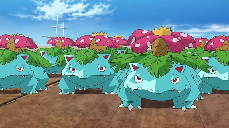 A forest of Venusaurs (Image via The Pokemon Company)