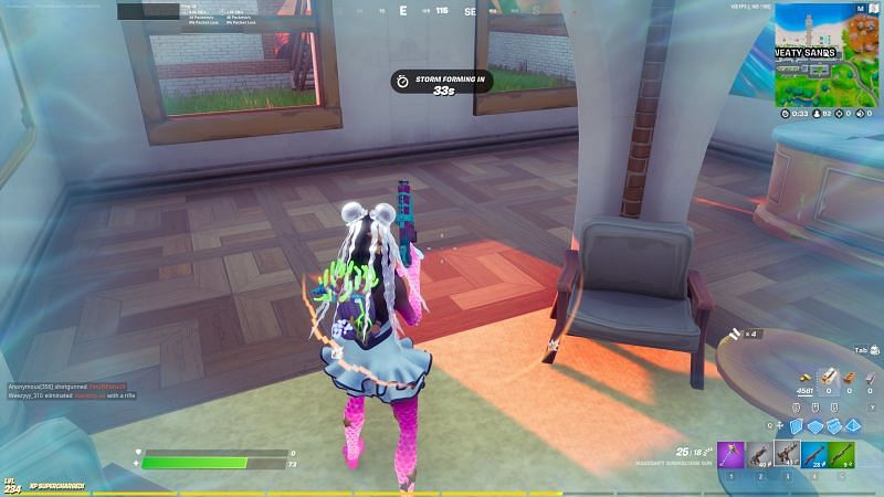 Fans have been reporting a strange occurrence in Fortnite (Image via imFireMonkey/Twitter)