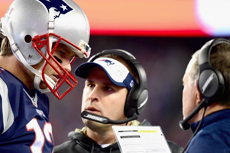 Josh McDaniels and Bill Belichick