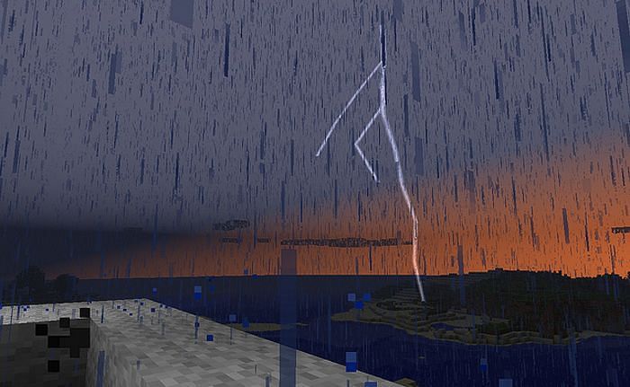 Thunderstorm mod (Image via mcpedl)