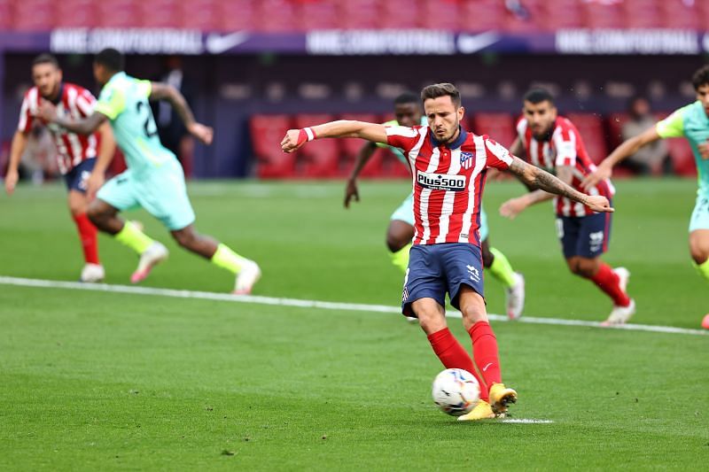 Saul in action for Atletico Madrid