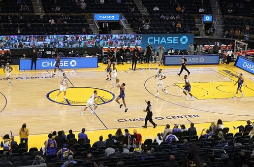 Golden State Warriors in NBA 2020-21 action