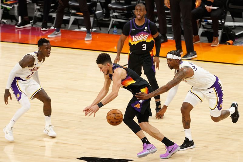 Devin Booker and the Phoenix Suns caused the LA Lakers all sorts of trouble in the NBA Playoffs matchup