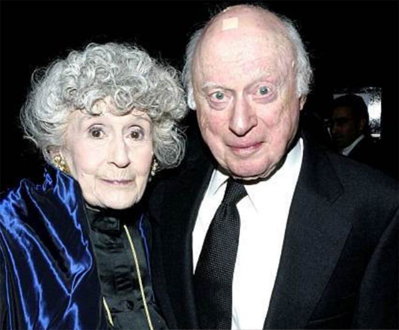 Peggy Lloyd and Norman Lloyd (Image via cometoverhollywood)