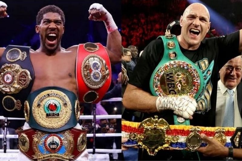 Anthony Joshua and Tyson Fury