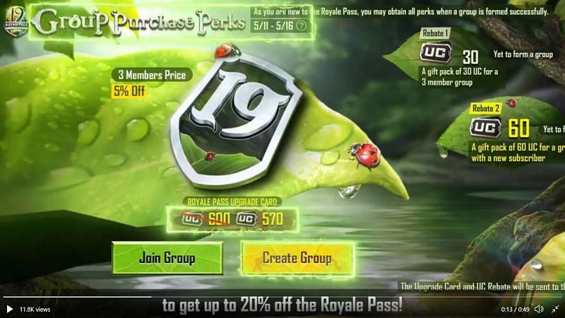 How To Get Pubg Mobile Season 19 Royale Pass For Cheap Using Group Purchase Perks