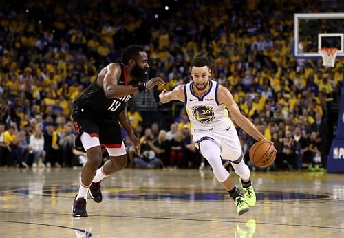 Stephen Curry's closest rival when it comes to overall 3-pointers in a season is James Harden.