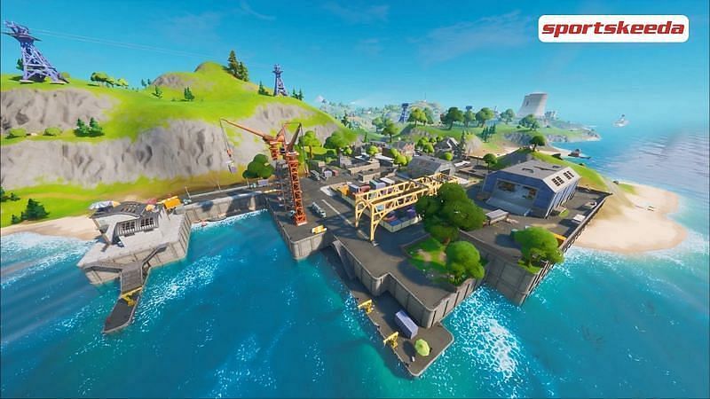 5 best landing spots in Fortnite (Image via Sportskeeda)