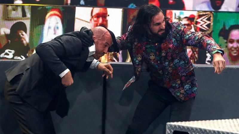 Seth Rollins and Cesaro&#039;s feud on SmackDown has increased in intensity