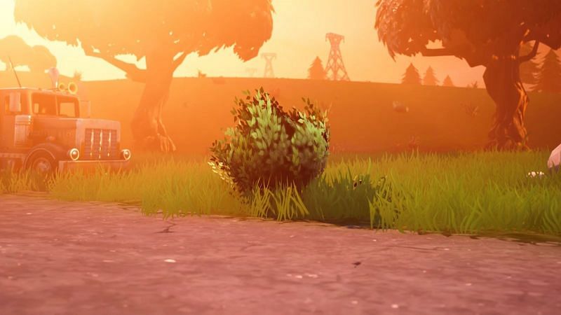 The typical Fortnite bush (Image Via Epic Games)