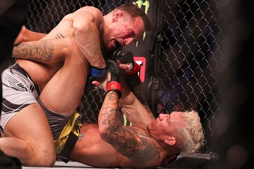 Charles Oliveira pulled off a dramatic comeback to beat Michael Chandler for the UFC lightweight title.