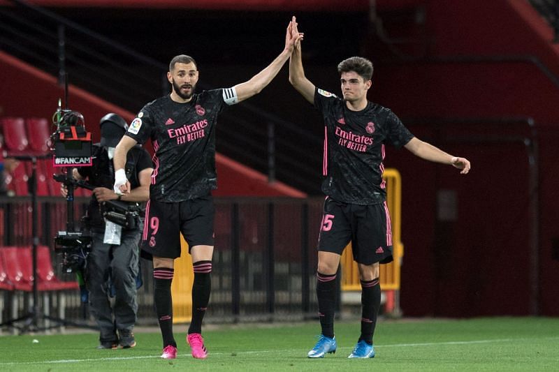 Real Madrid climbed back into second place with a huge win over Granada