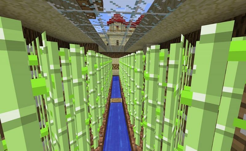 Automatic Minecraft farm (Image via planetminecraft)