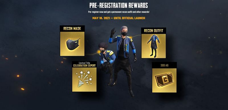 Pre-registration rewards