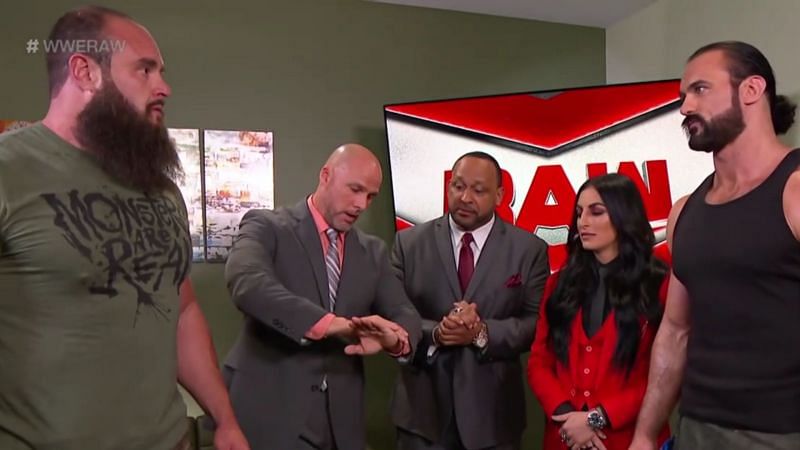 A coin toss decided who would face Bobby Lashley in the main event of WWE RAW