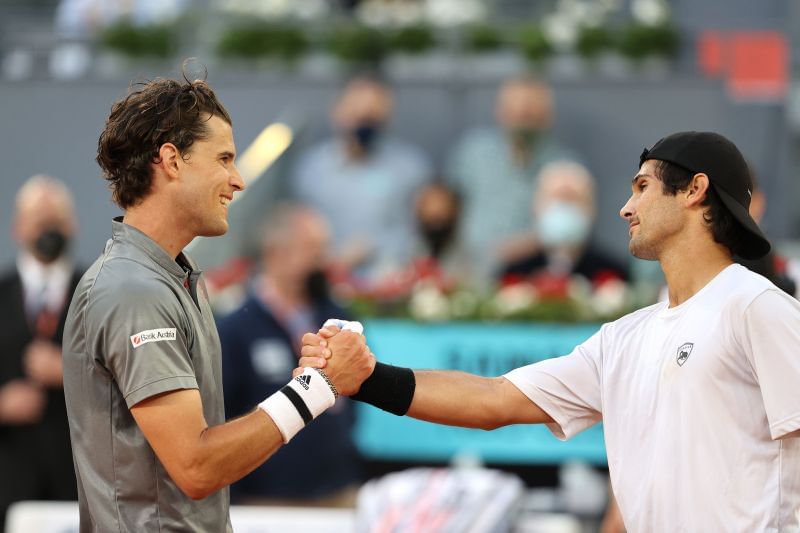 Dominic Thiem, after beating Marcos Giron