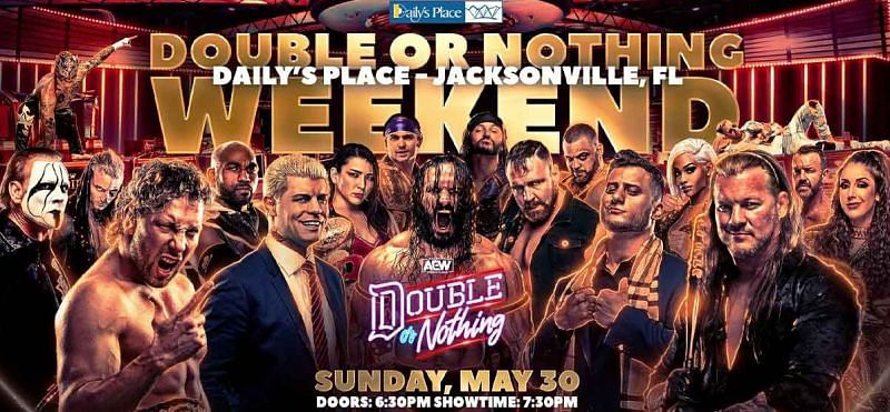 Double or Nothing takes place on May 30th