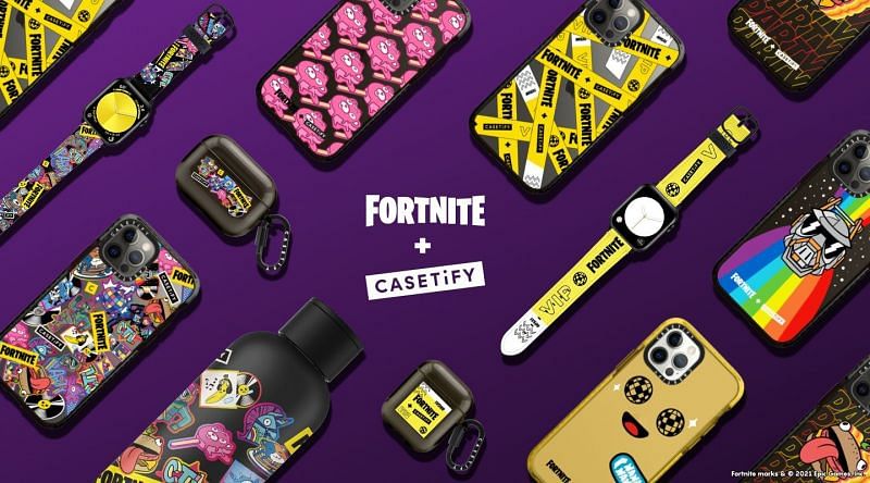 The Casetify Fortnite accessories have finally gone live. Image via Casetify