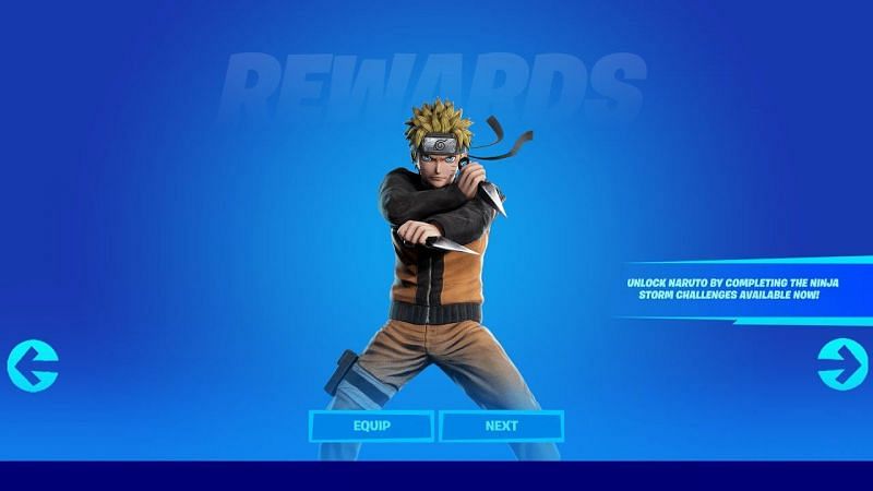 Fans are really excited about seeing Naruto in Fortnite. Image via Twitter (@Warden_)