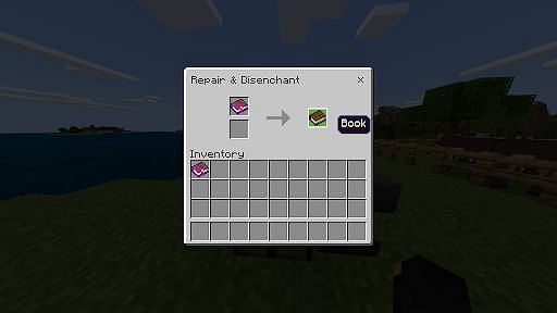 How to Disenchant in Minecraft using Grindstone