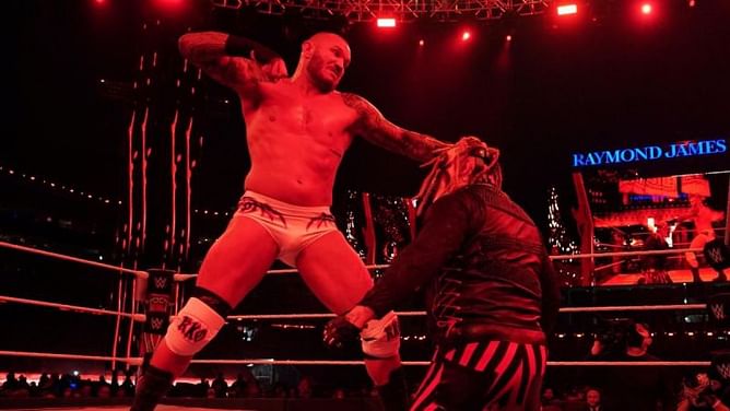 Randy Orton had heat with one person following his match at WrestleMania 37