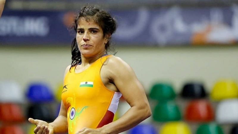Seema Bisla reaches semi-finals of the World Qualifiers and inches closer to winning a Tokyo Olympic berth (Source: UWW)