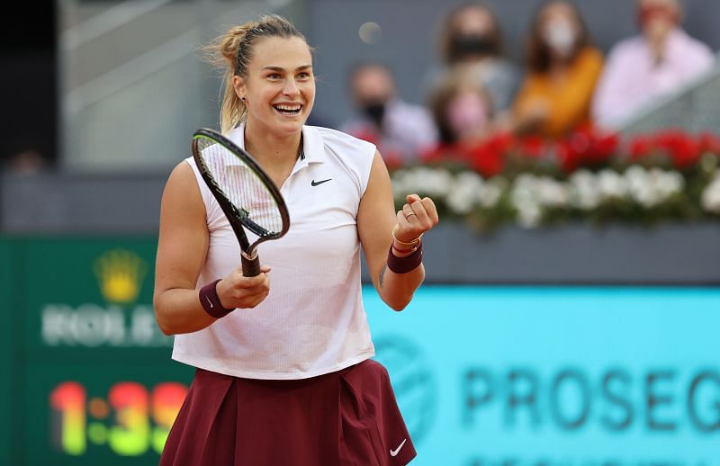 Aruna Sabalenka will be looking to continue her clay court dominance.
