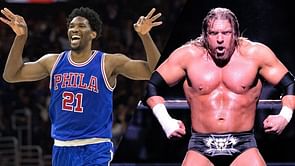 Triple H reacts to 76ers playoff win; Approves of Joel Embiid's choice of celebration