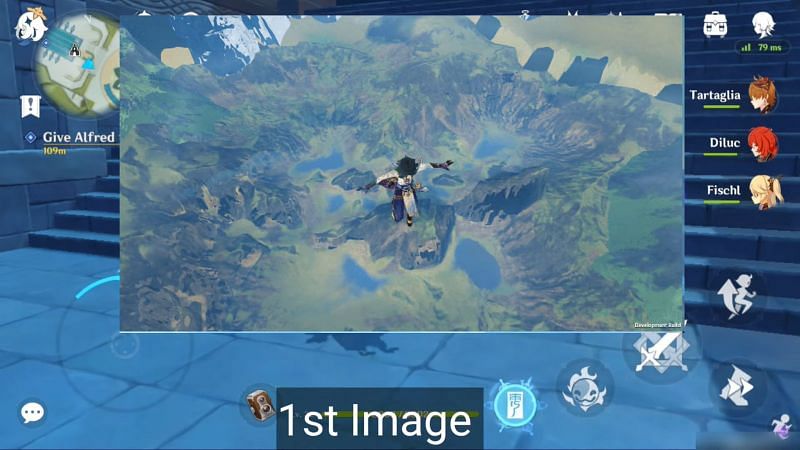 Leaked top view of Chasm region in Genshin Impact (Image via Xcelerate)