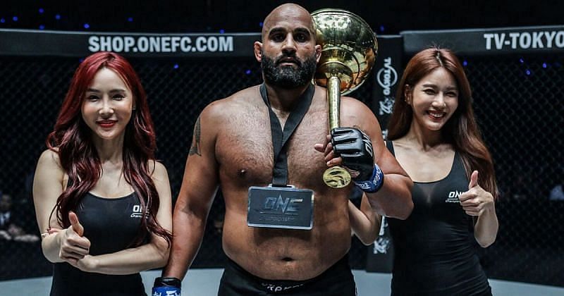 Arjan Singh Bhullar became the new ONE Championship heavyweight champion at ONE: Dangal