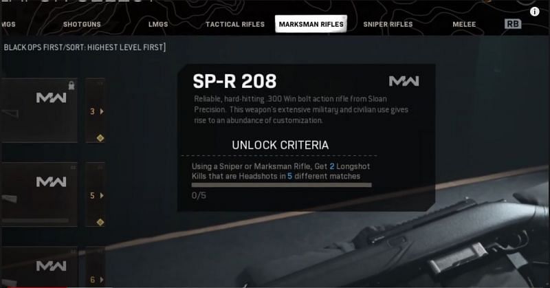 How to get the SP-R 208 Marksman Rifle in COD Warzone Season 3 (Image via Activision)