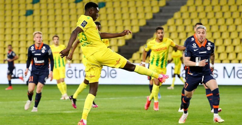 Can Nantes survive a playoff with Toulouse to retain their Ligue 1 status?