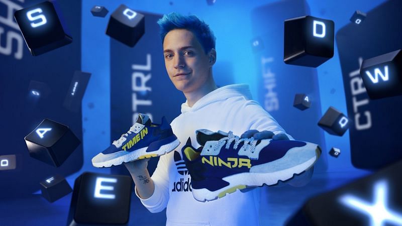 Ninja has left Time In&#039;s Valorant roster (Image via Adidas)