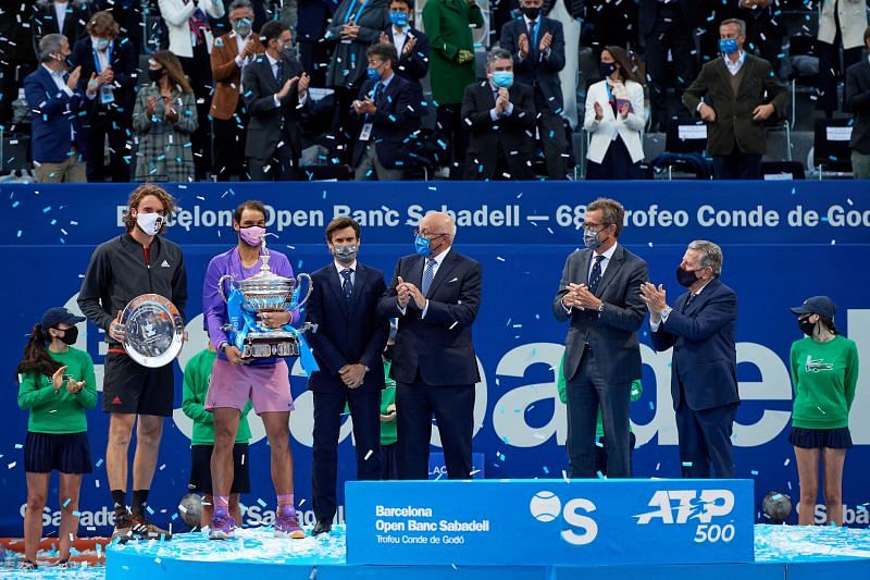 Stefanos Tsitsipas finished as the runner-up to Rafael Nadal at Barcelona
