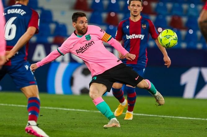 Barcelona's title ambitions in tatters as stubborn Levante come from behind to snatch draw