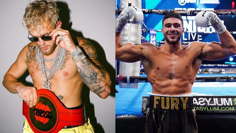 (L) Jake Paul and (R) Tommy Fury (Image via Instagram)
