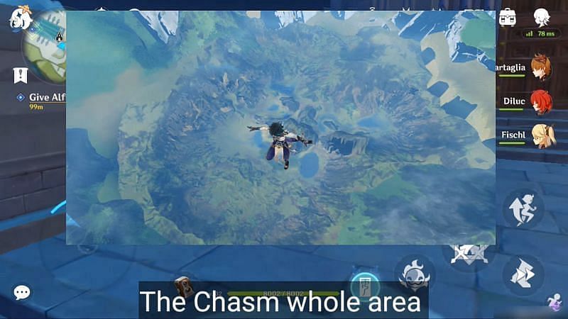 What The Chasm looks like from above (Image via Xcelerate)