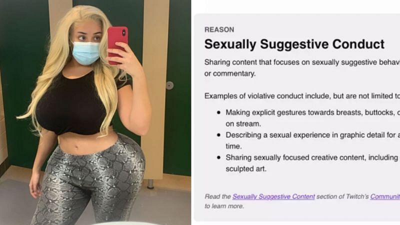 Popular Twitch streamer banned because someone else showed their butt