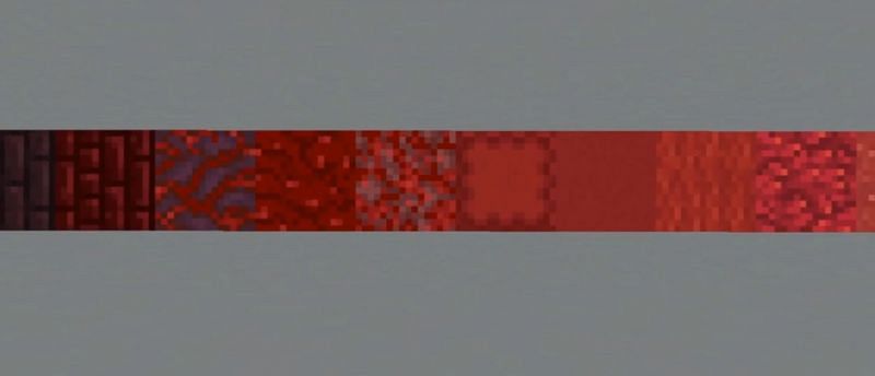 Minecraft Redditor creates a gradient of all blocks in 1 17