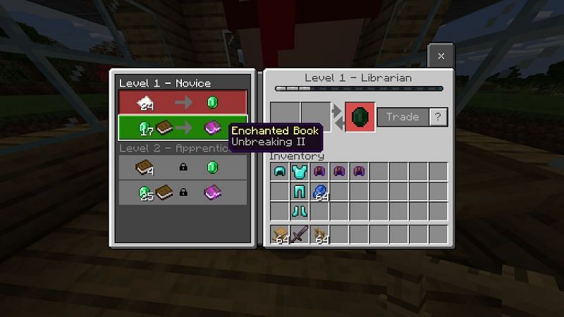 How to Get Protection in Minecraft by trading