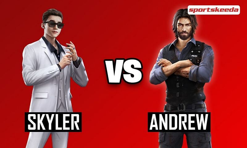 Comparing the abilities of Skyler and Andrew in Free Fire
