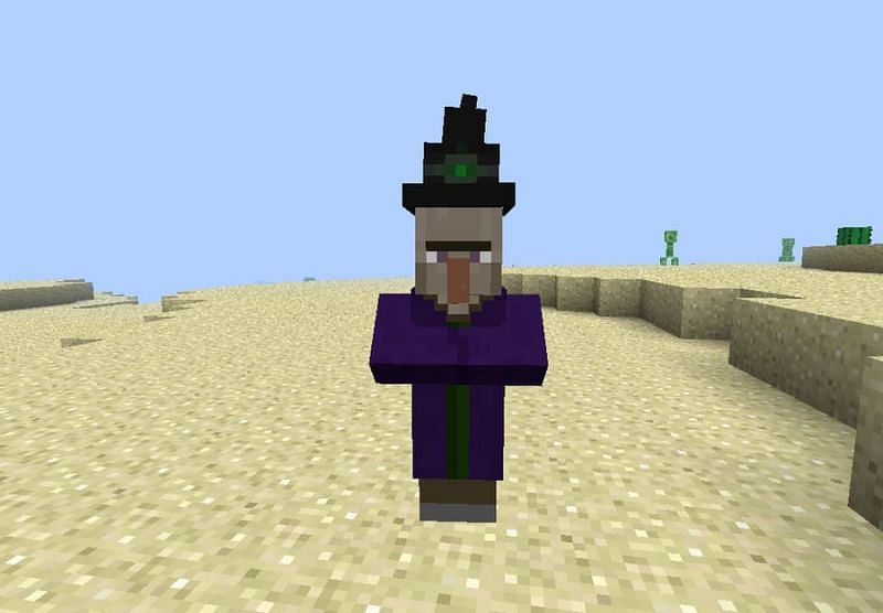 A witch&#039;s appearance in Minecraft (Image via abrawl629.deviantart.com)