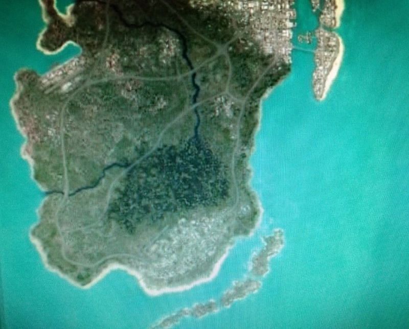 A leaked image about GTA 6&#039;s map; it could be fake (Image via Imgur)